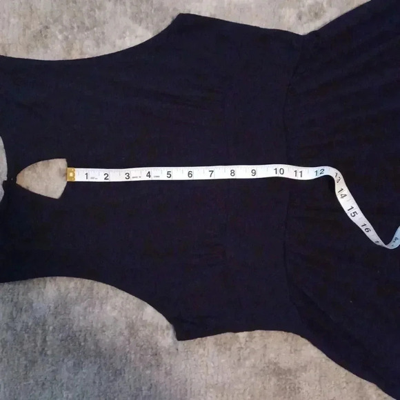 💙🌹Black cotton dress with buttons - Picture 10 of 16